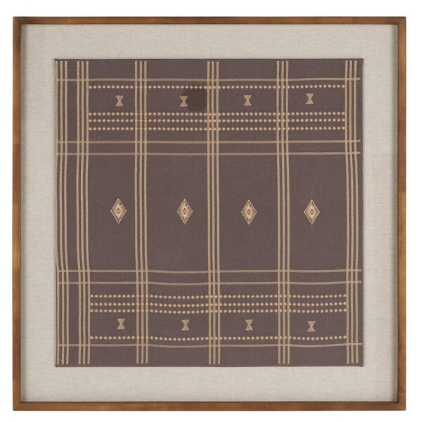 Terra, Framed Textile Art - Image 0