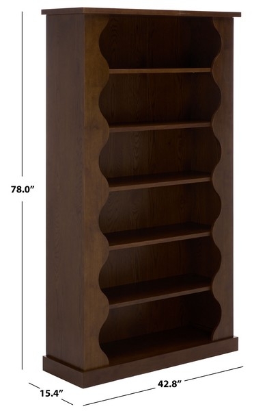 Tristyna Wood 6 Shelf Bookcase - Image 2