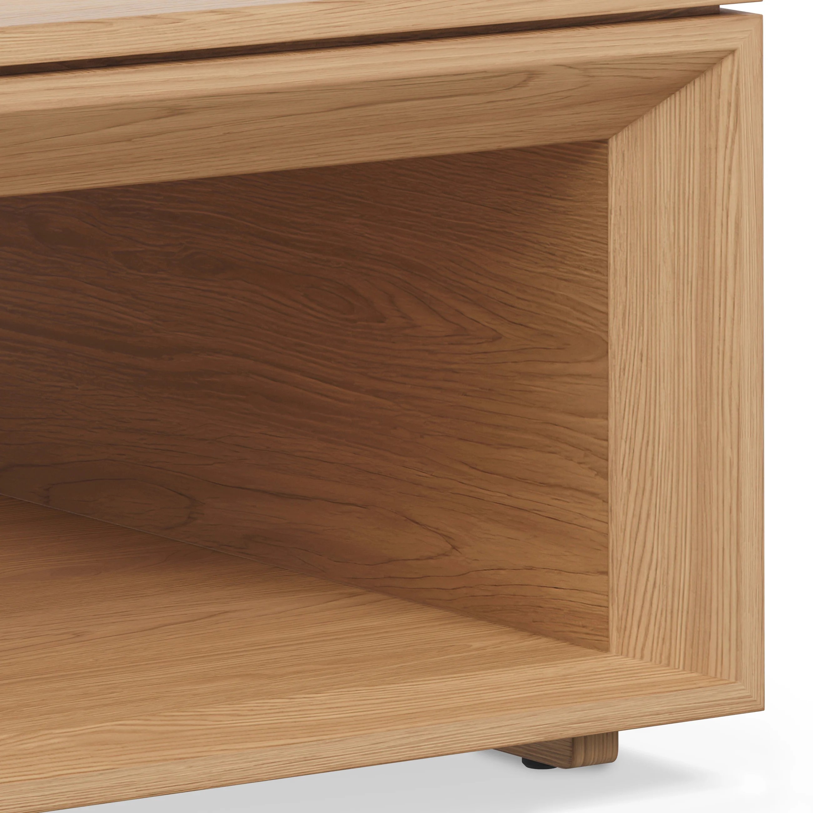 Suri 44" Square Coffee Table - White Oak - Image 5