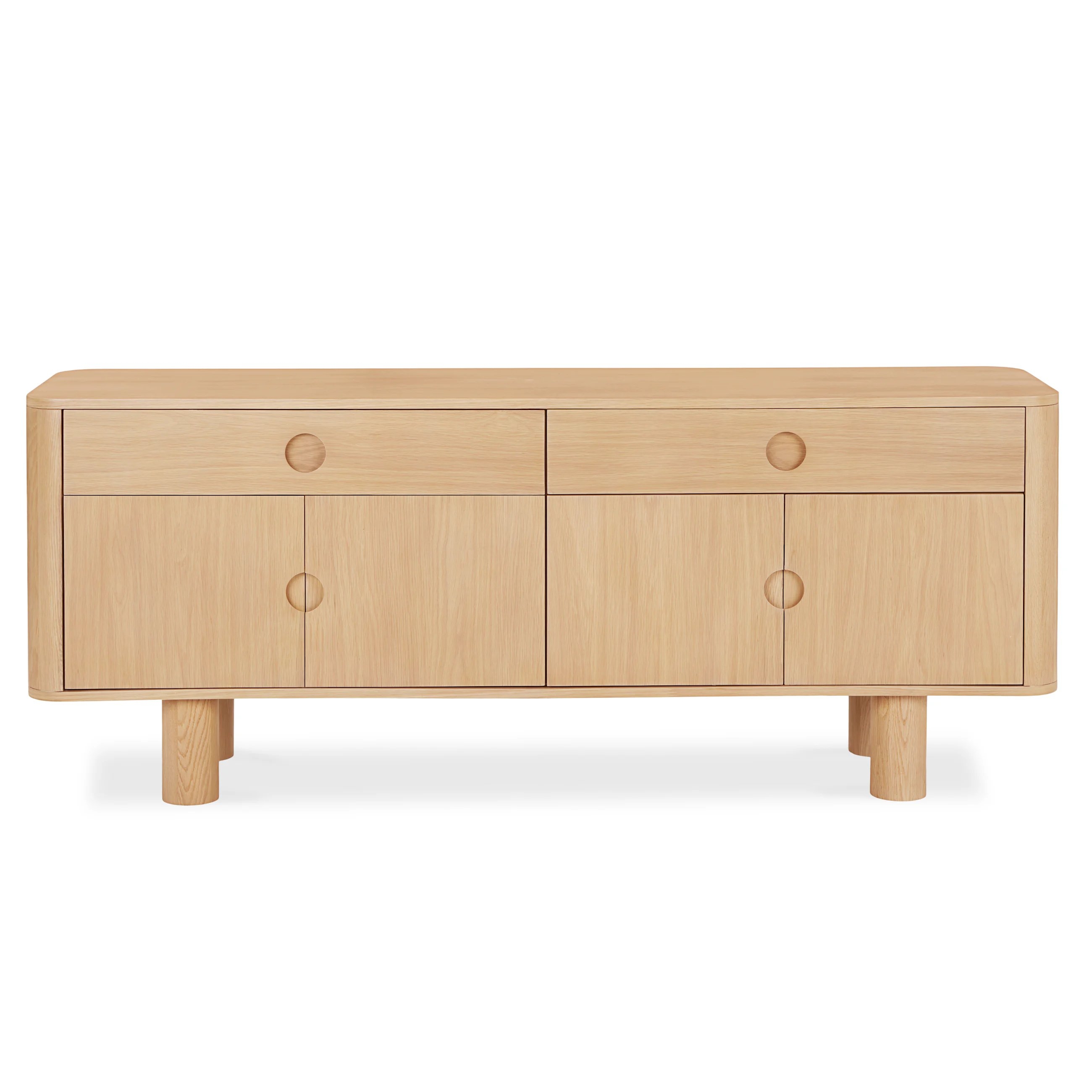 Adel 71" Sideboard - White Oak - Image 1