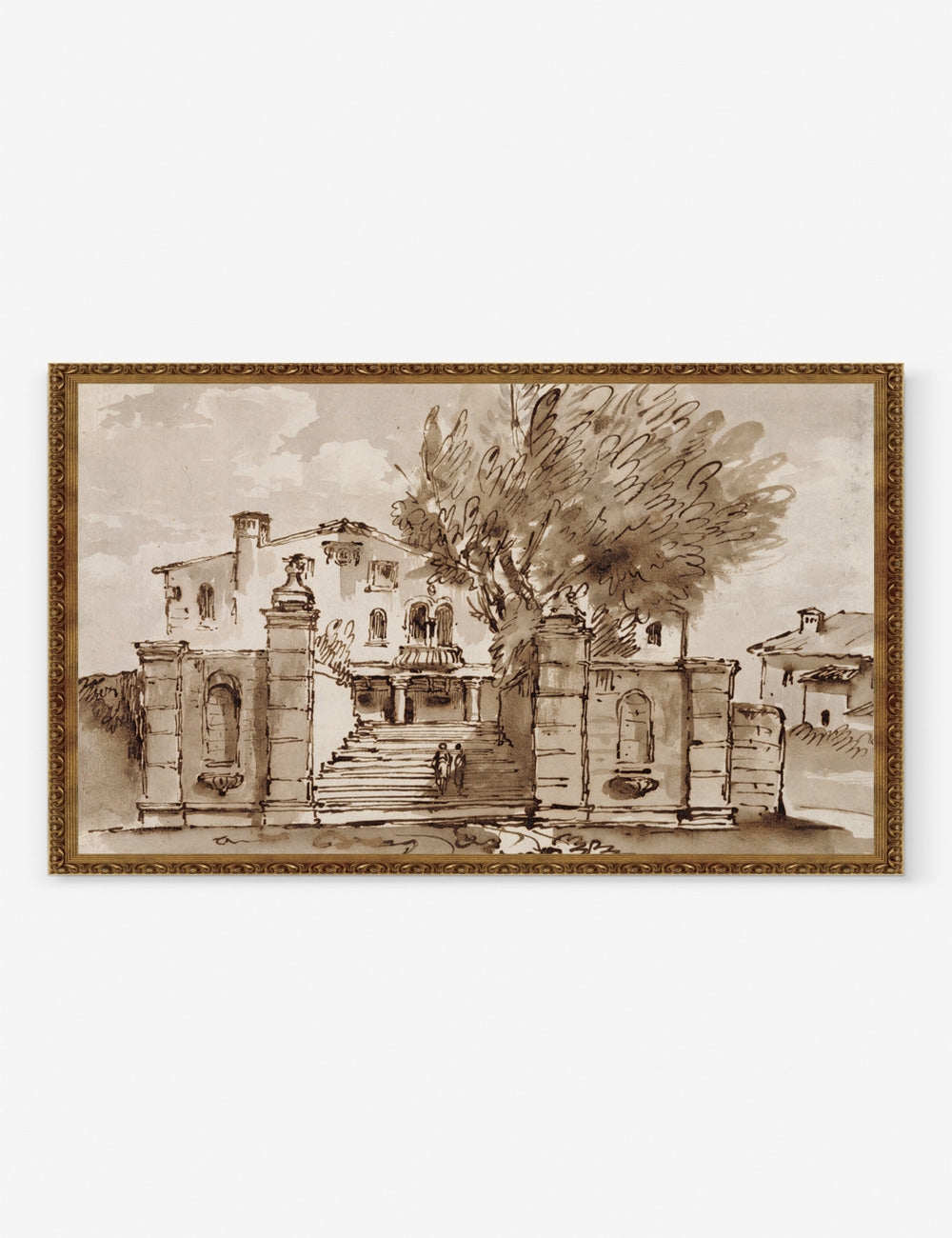 View of a Villa Wall Art by Giambattista Tiepolo - Image 0
