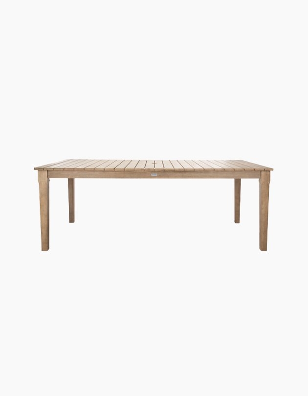 Dominica Wooden Outdoor Dining Table - Natural - Arlo Home - Image 0