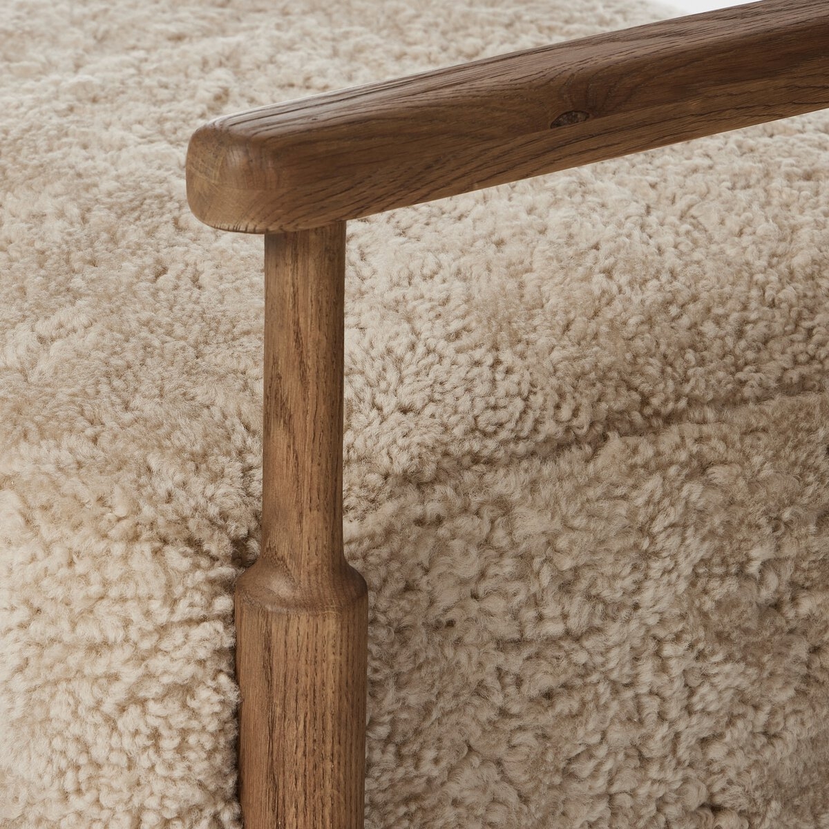 Bennett Chair - Beige Shearling by Amber Lewis x Four Hands - Image 6