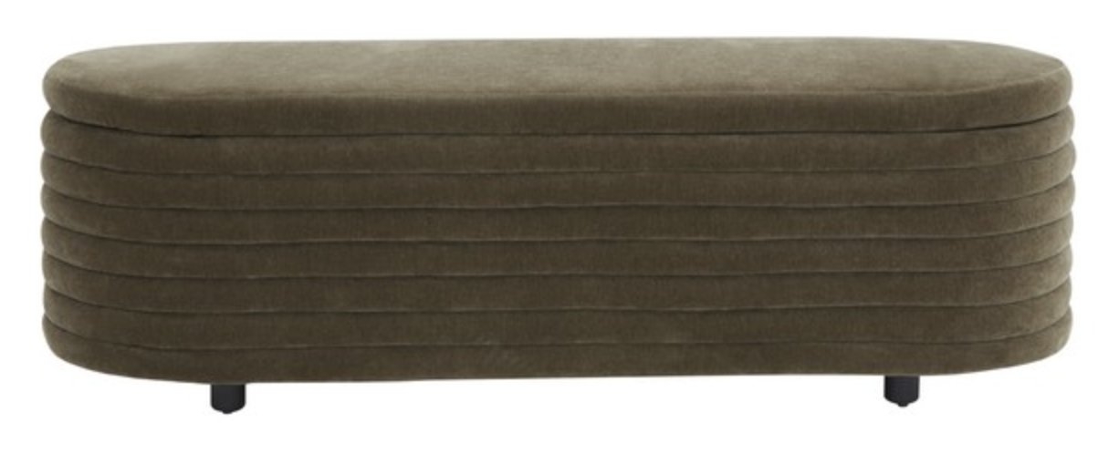 Jaymie Storage Bench - Brown / Black - Image 5