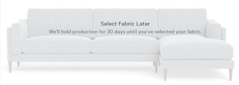 Gaby 3-Seat Right Chaise Sectional - 108"W x 36"D x 33"H (75"x36" Chaise) - Decide Later fabric - Oiled Walnut Tapered Round Wood Leg - 2 Cushion - Down Alternative Fill - Image 0