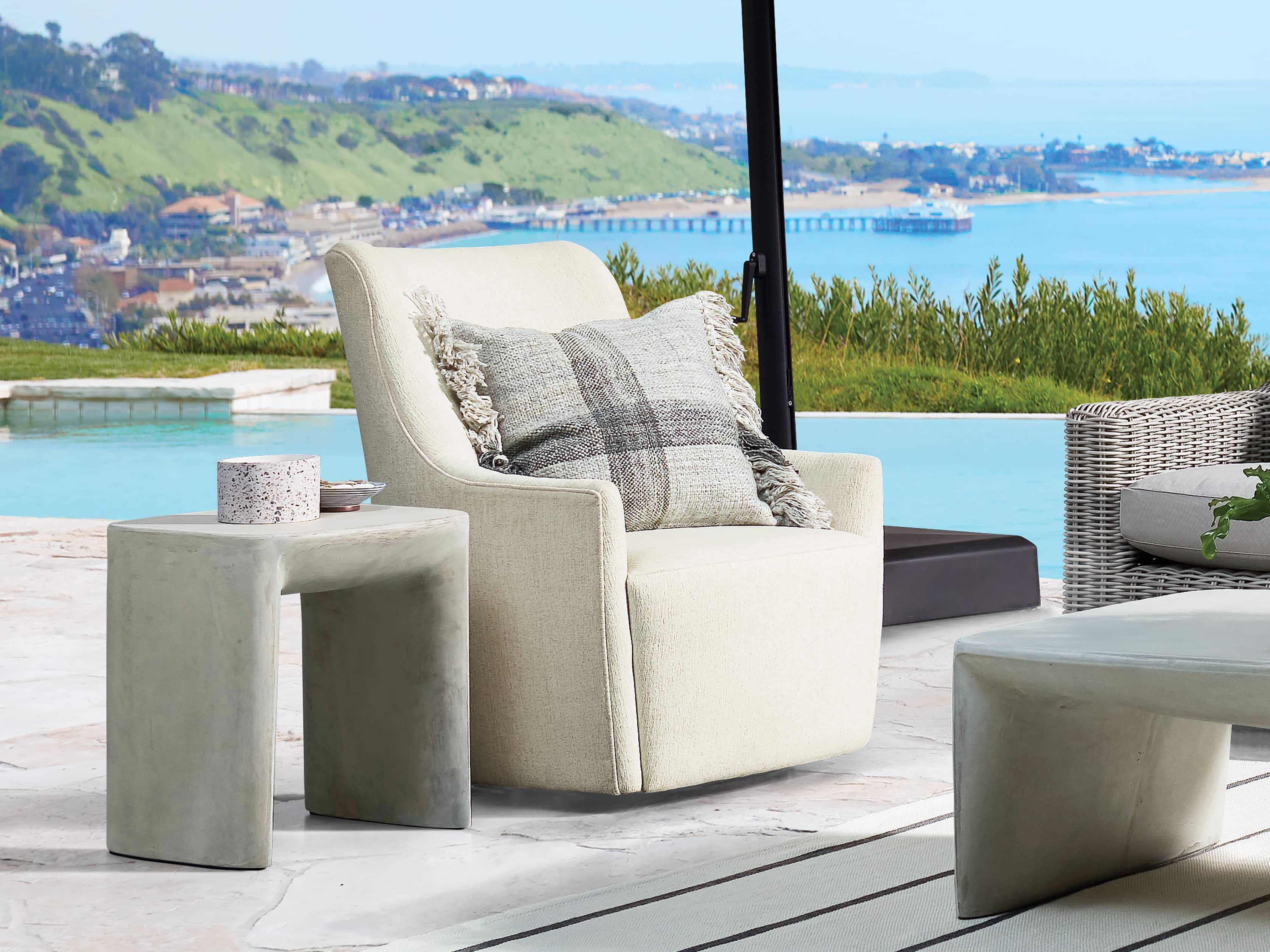 Cole Outdoor Swivel Chair - Image 2