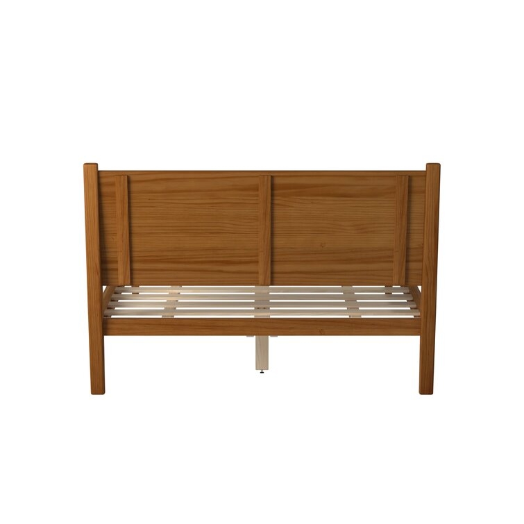 Grady Solid Wood Platform Bed / Queen /Castanho - Image 2