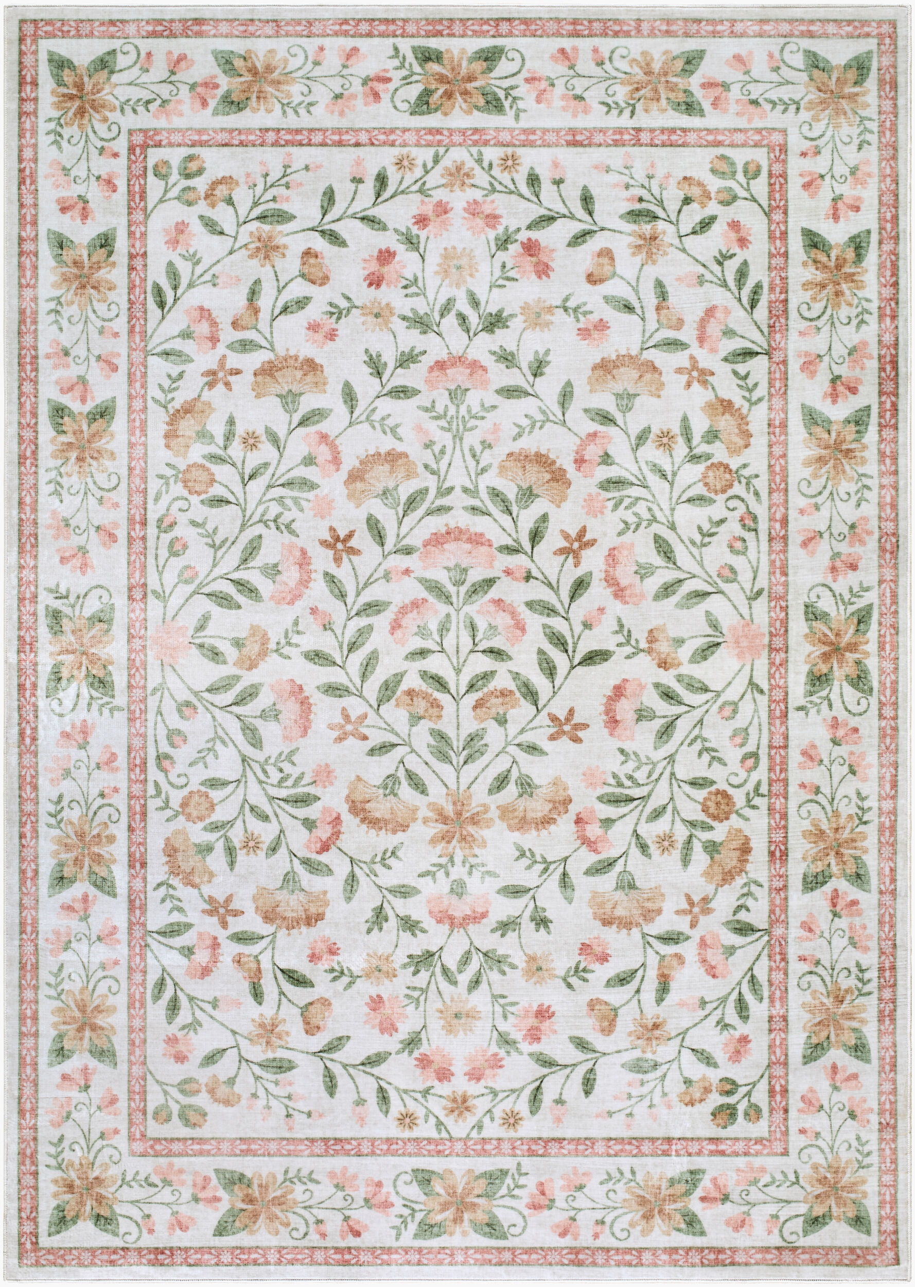 Lavable  Indoor 7'6" x 9'5" Machine Woven Rug - Image 0