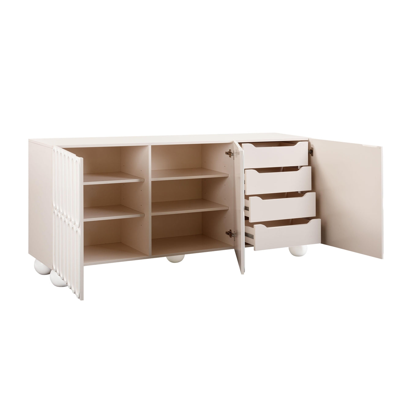 Tori Motif Taupe Buffet - Image 3
