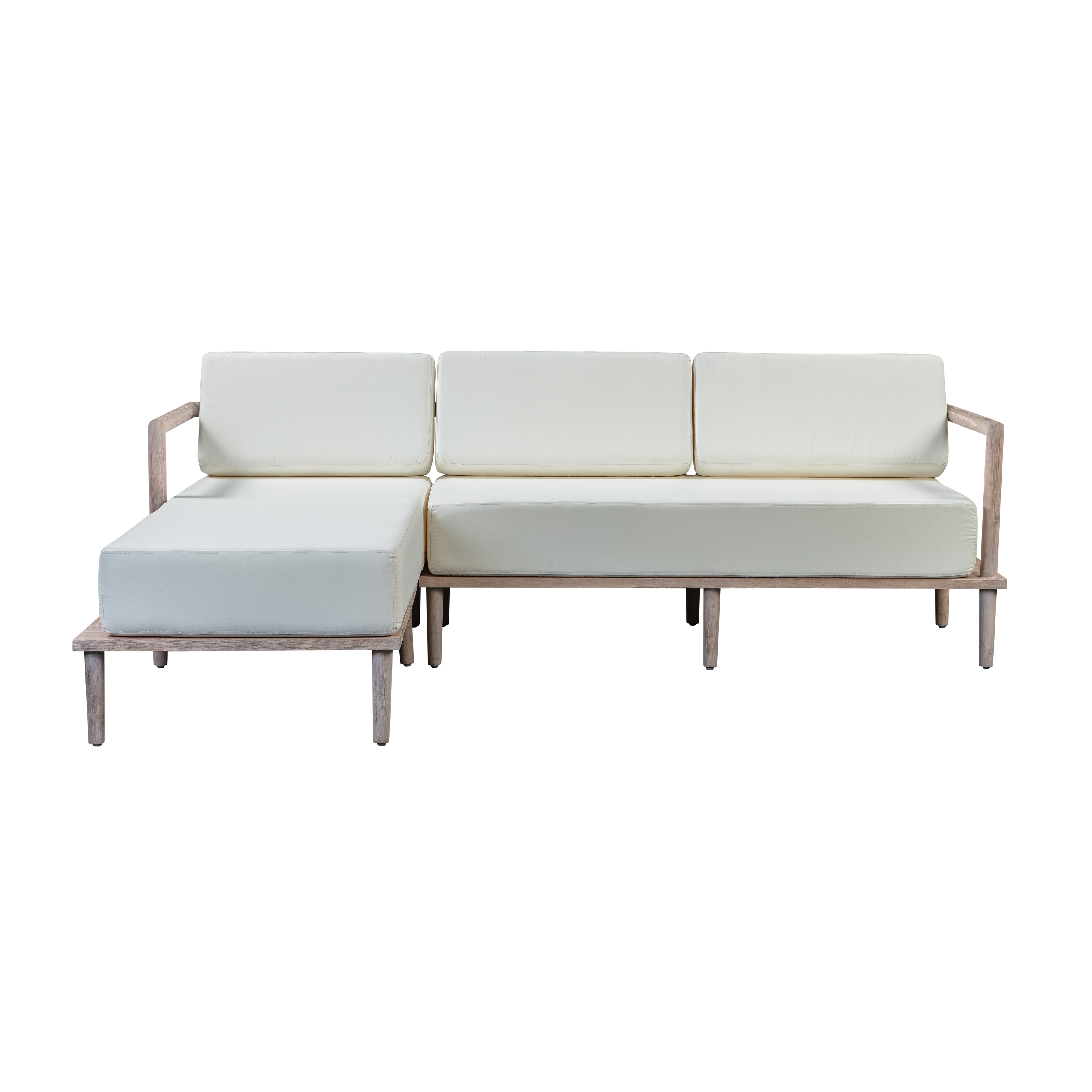 Emerson Cream Outdoor Sectional - LAF - Image 1