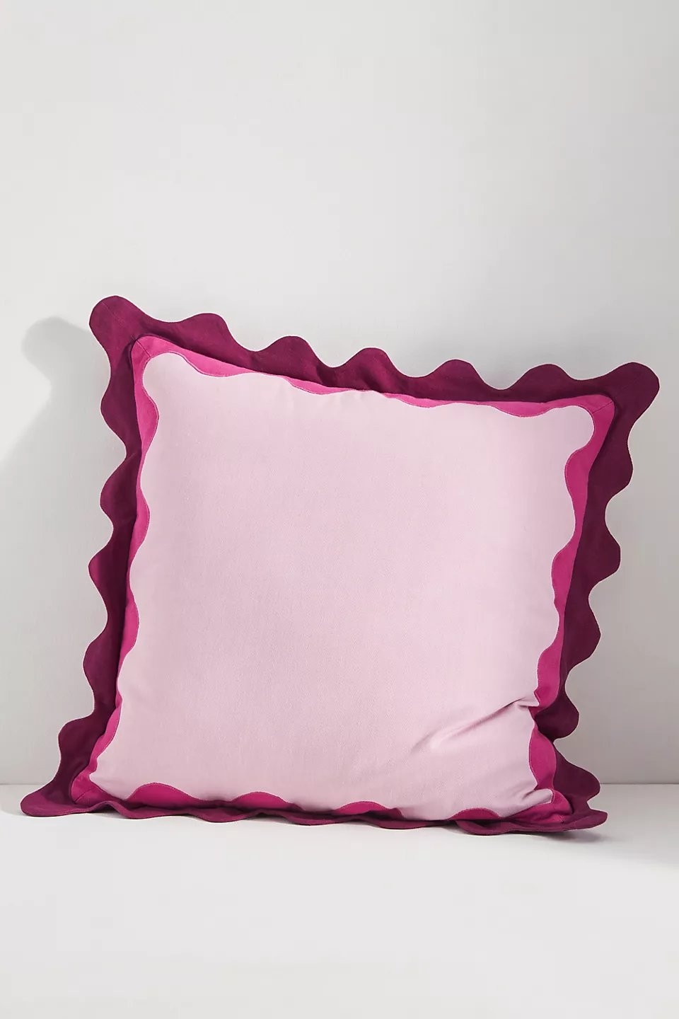 Maeve Scallop Pillow, Pink - Image 0