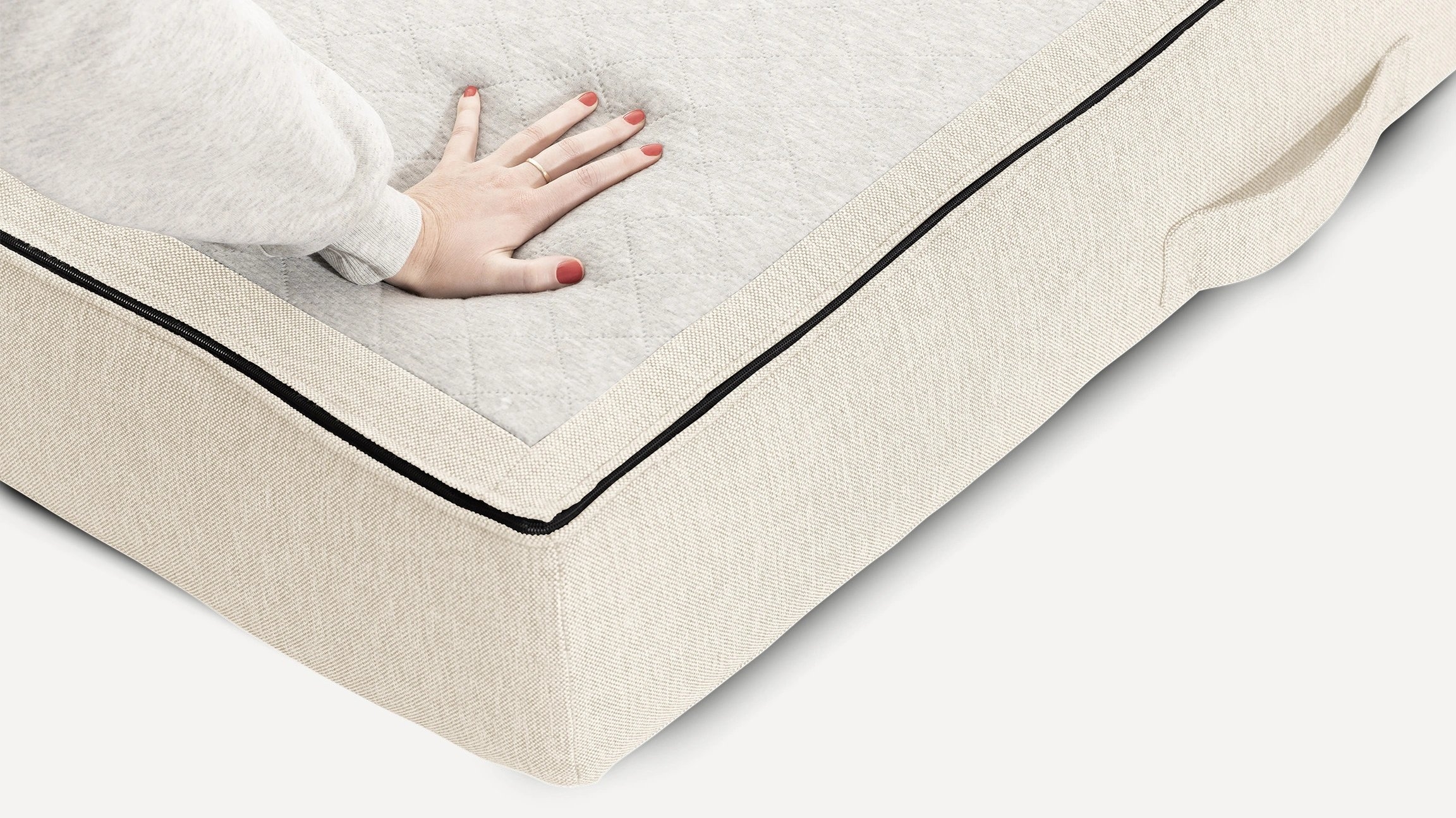 Shift Sleeper Sofa - Papyrus - Performance Basketweave - Image 2