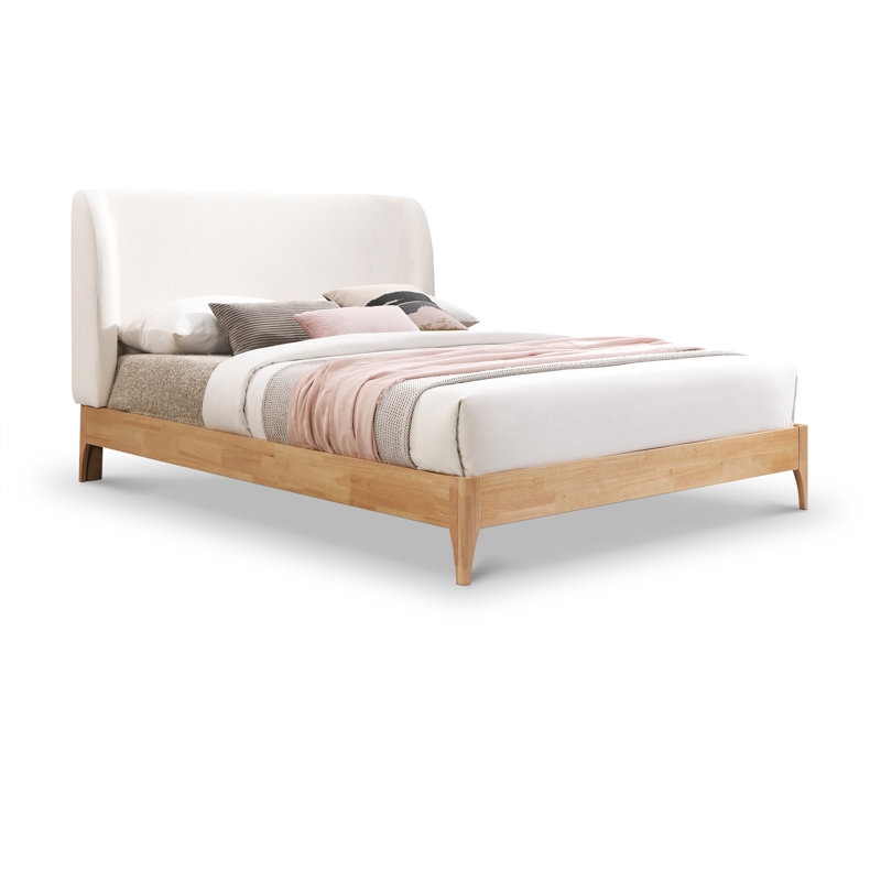 Upholstered Panel Bed - Image 1
