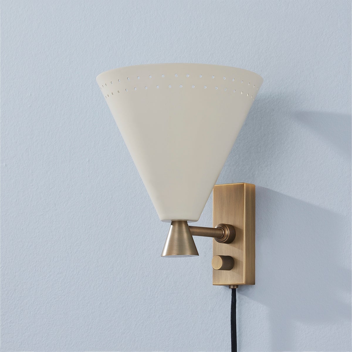 Troy Lighting Marvin Plug-in Sconce - Soft Sand - Image 2