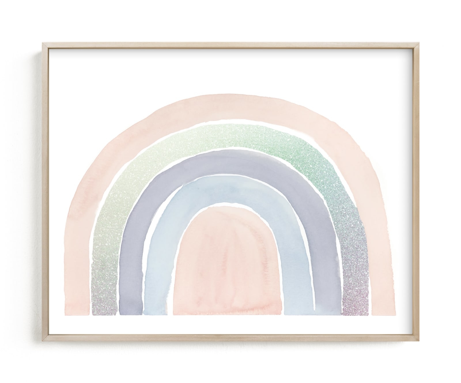 pastel rainbow - matte brass - Image 0