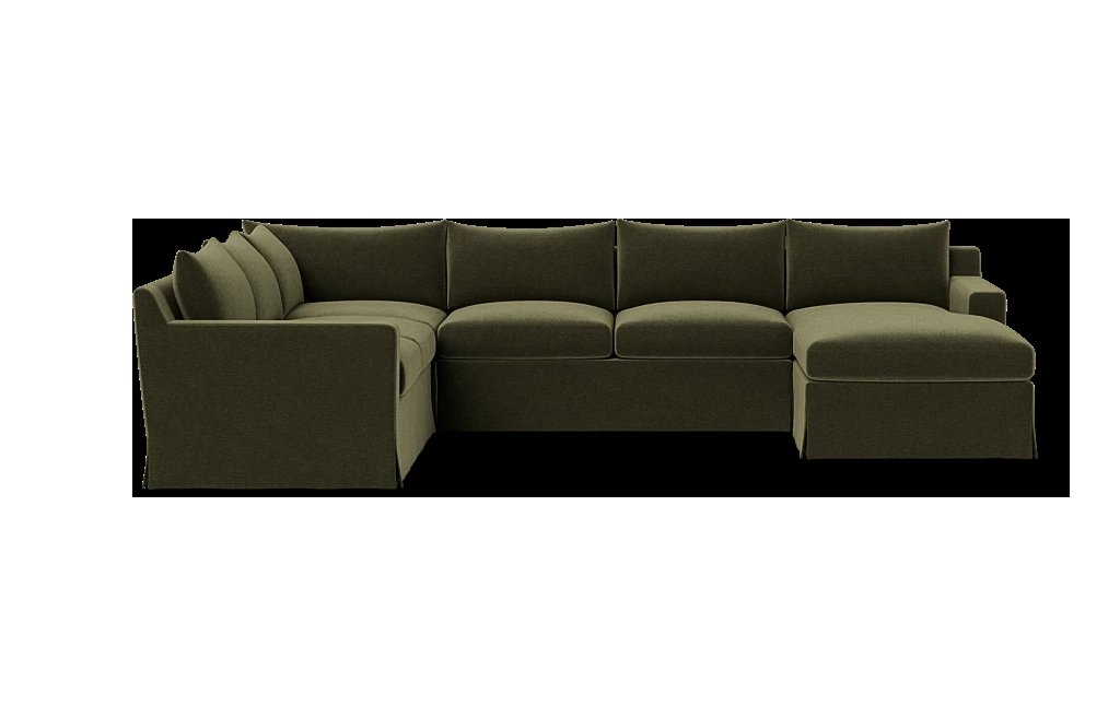 Sloan Slipcovered 4-Piece Corner Sectional Sofa with Right Chaise - Image 0