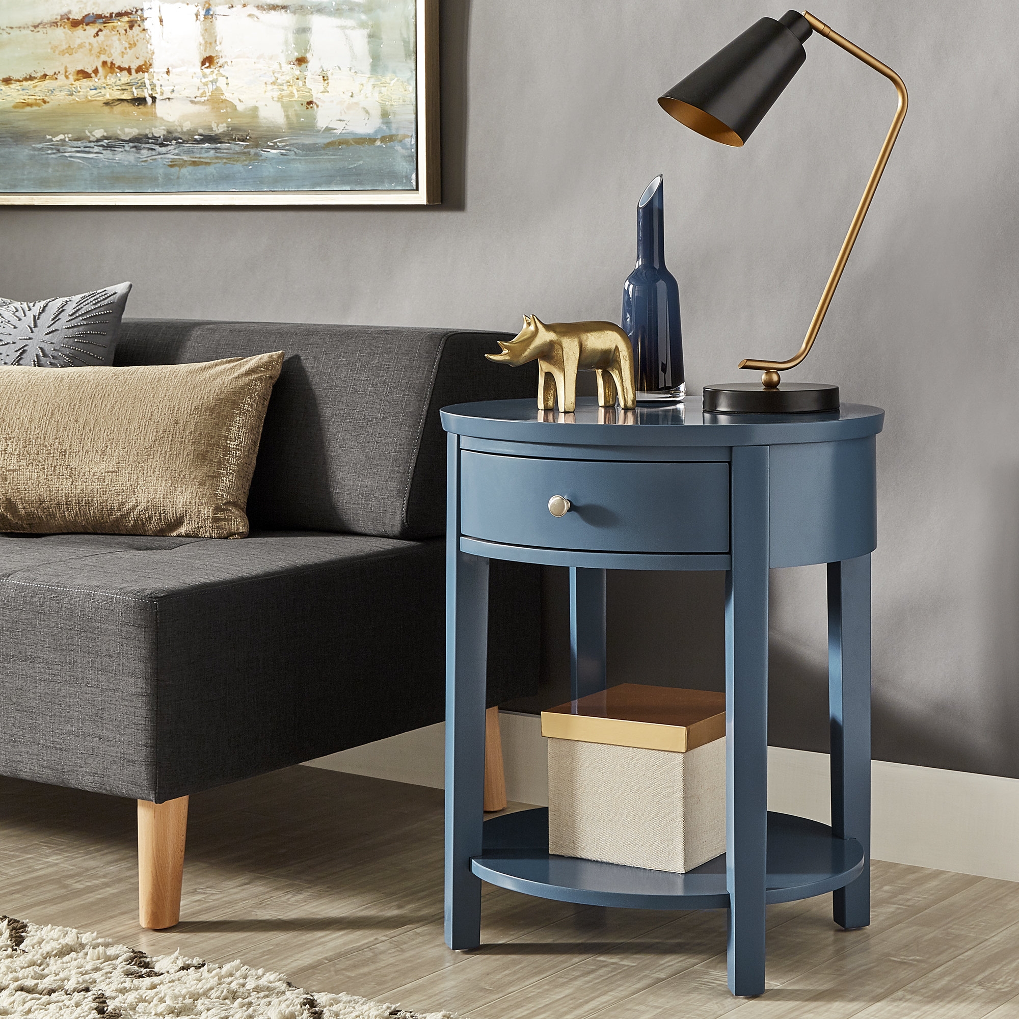 Canterbury End Table with Storage - Image 6