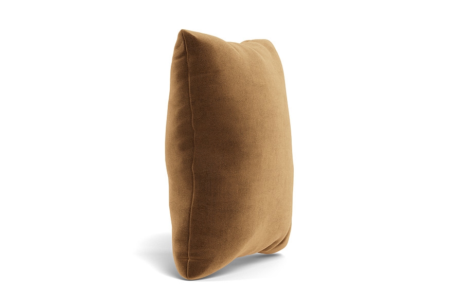 Throw Pillow 18", Fawn Performance Velvet, 18" x 18" - Image 4