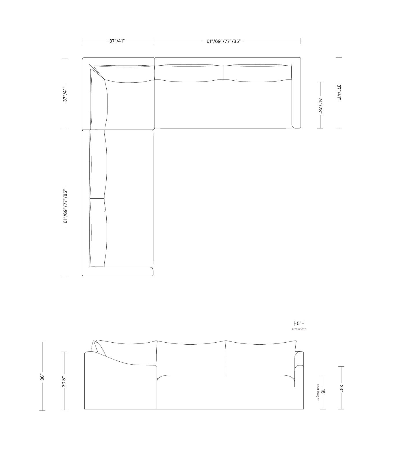 Dixon Corner 4-Seat Sectional - Image 5