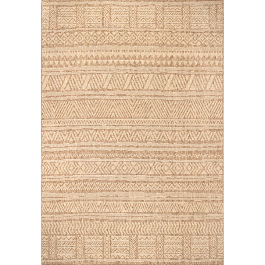 Abbey Tribal Striped Indoor/Outdoor Area Rug - Image 0