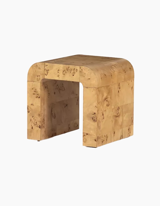 Jenson End Table - Natural Poplar Burl Veneer - Image 0