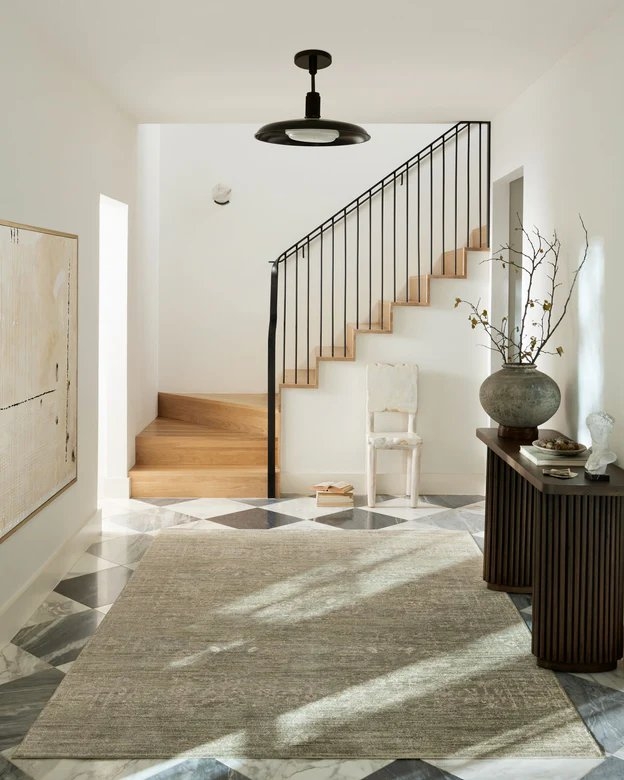 INA-06 Sage / Natural rug - Image 4