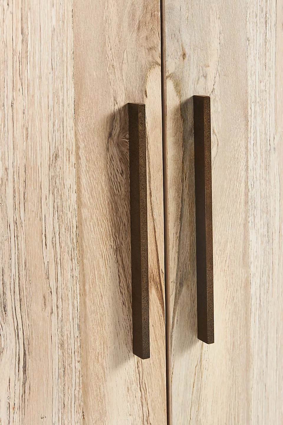 Rulo Reclaimed Spalted Oak Armoire By Taracea in White - Image 2