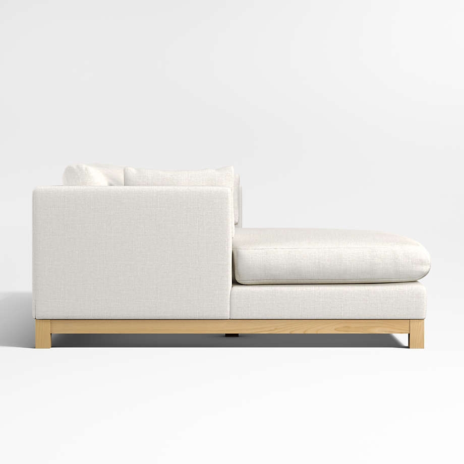 Pacific Wood 2-Piece Chaise Sectional Sofa - Image 2