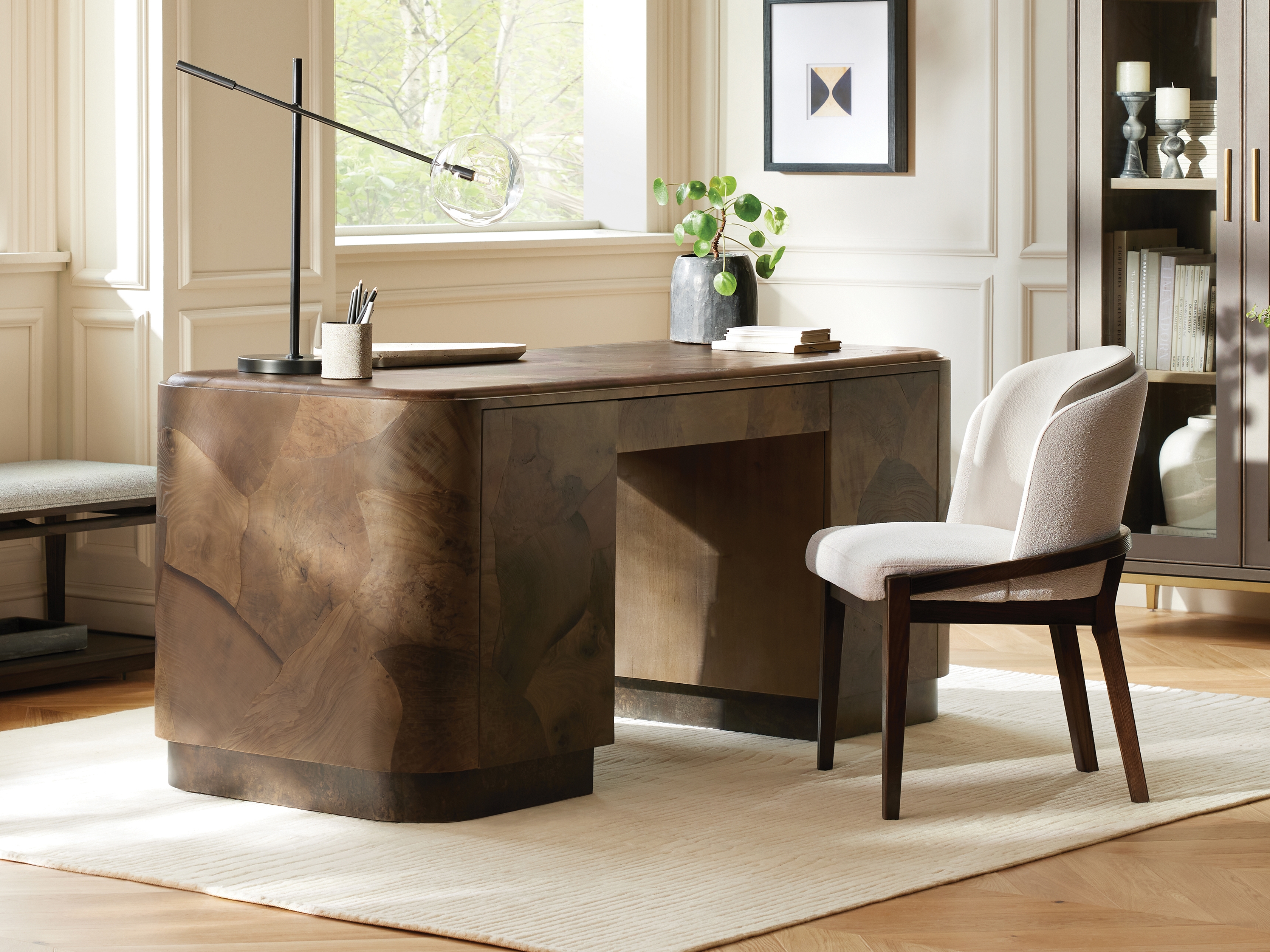 Polanco Executive Desk in Wood Brown - Image 1