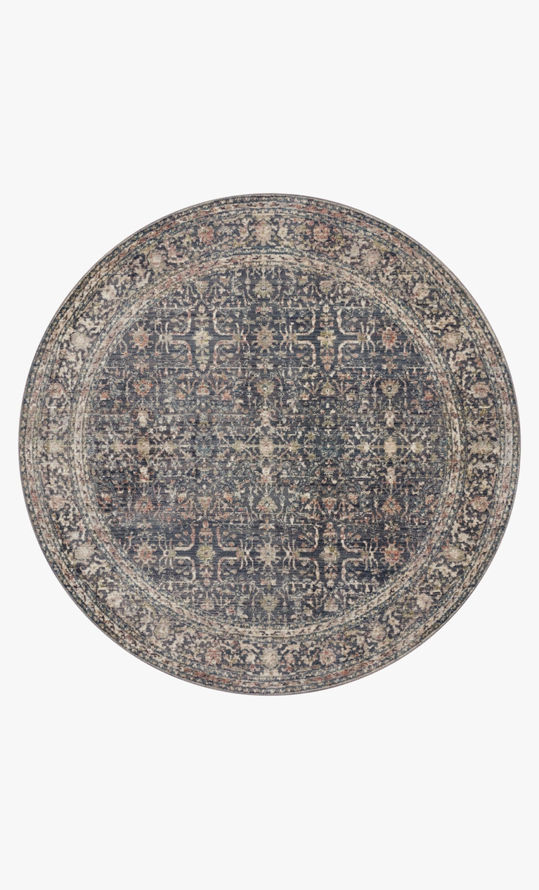 BRU-01 Midnight  / Multi 7'-9" x 7'-9" Round - Image 0