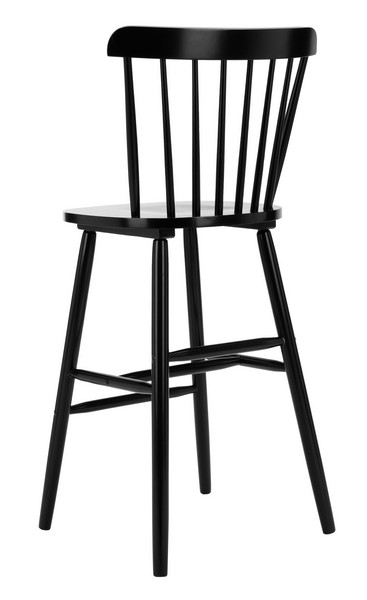 Galena Bar Stool - Black - Safavieh - Image 3