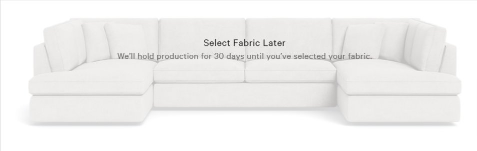 Sloan Slipcovered 3-Piece U-Bumper Sectional - Image 0