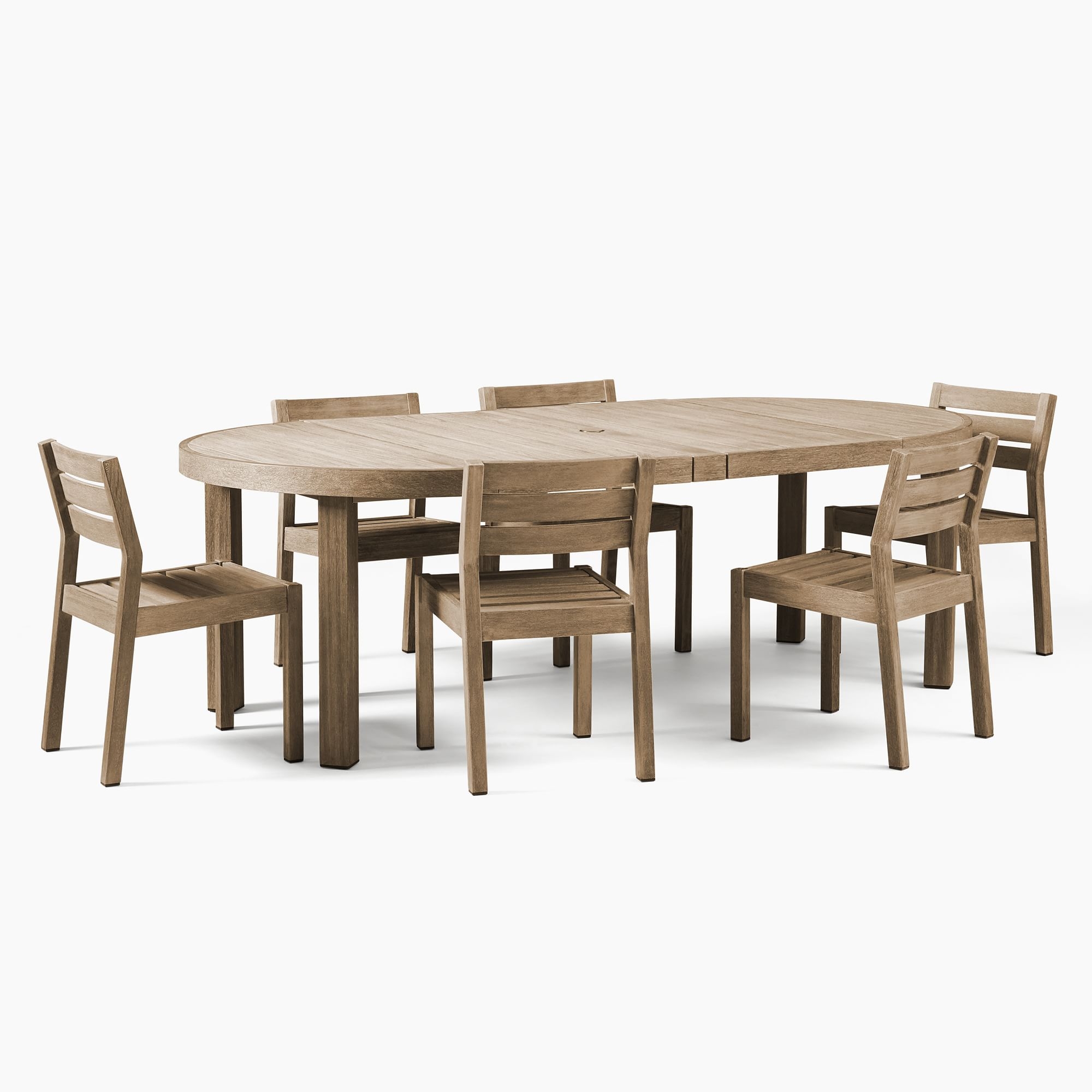 Portside Outdoor 48-98in Dining Table, Reef - Image 6