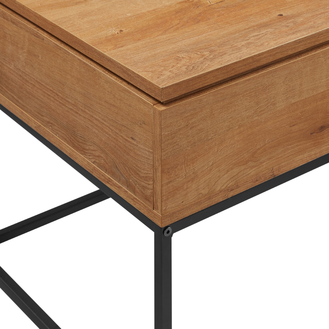Modern Lift-Top Coffee Table – English Oak - Image 3