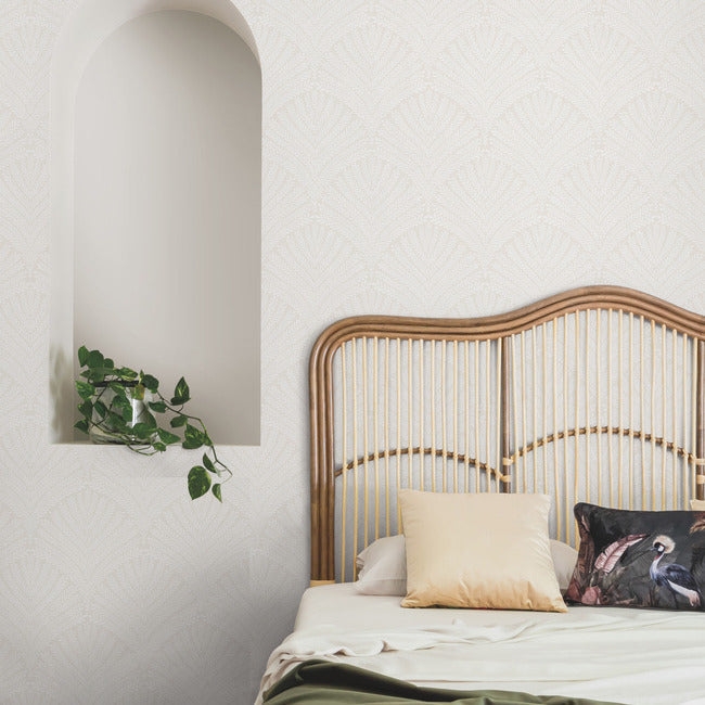 Beachcomber Wallpaper, neutral/ivory - Image 2