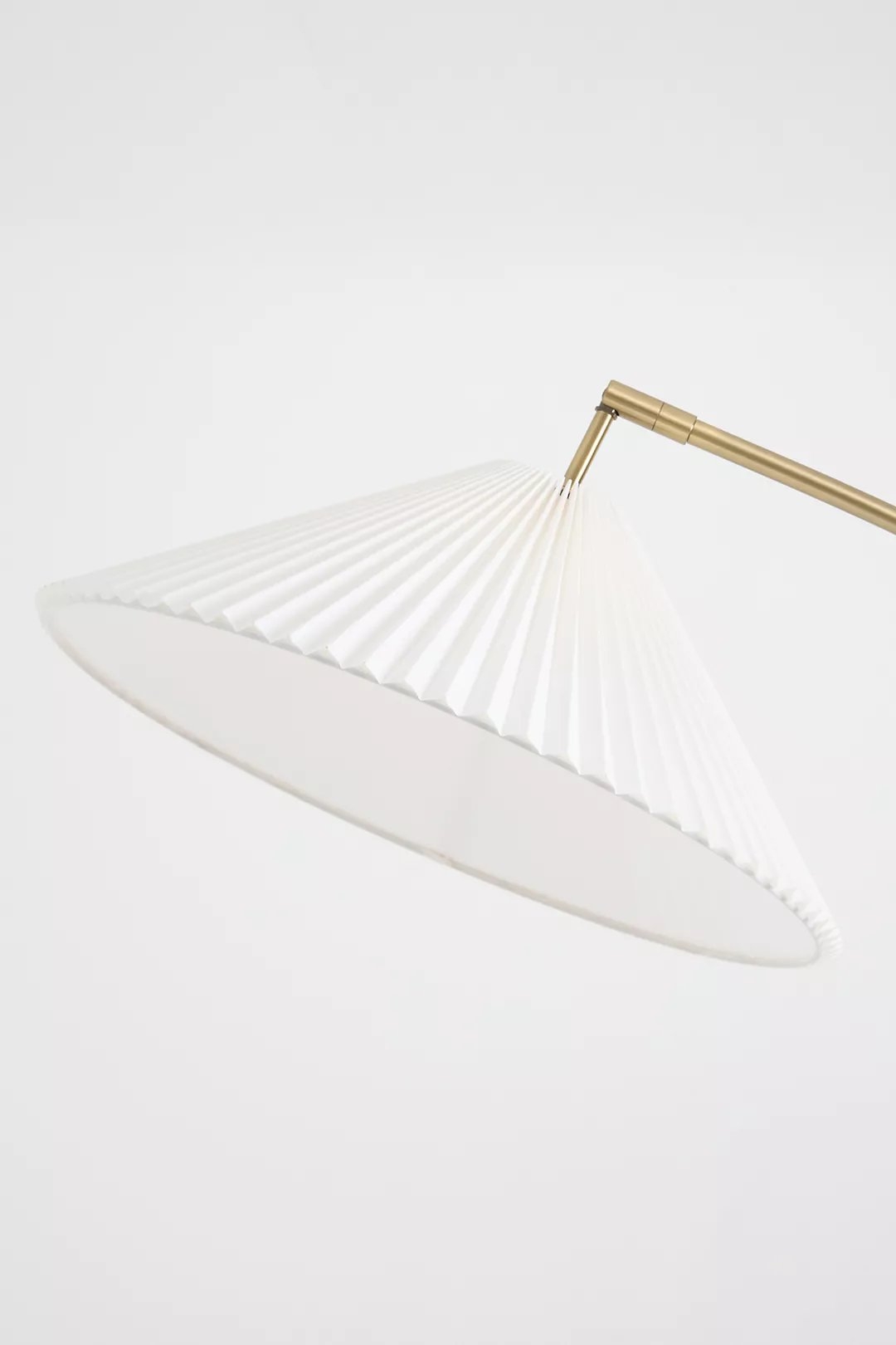Leroy Pleated Arc Floor Lamp - Image 1