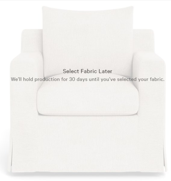 Sloan Slipcovered Swivel Chair - Image 0