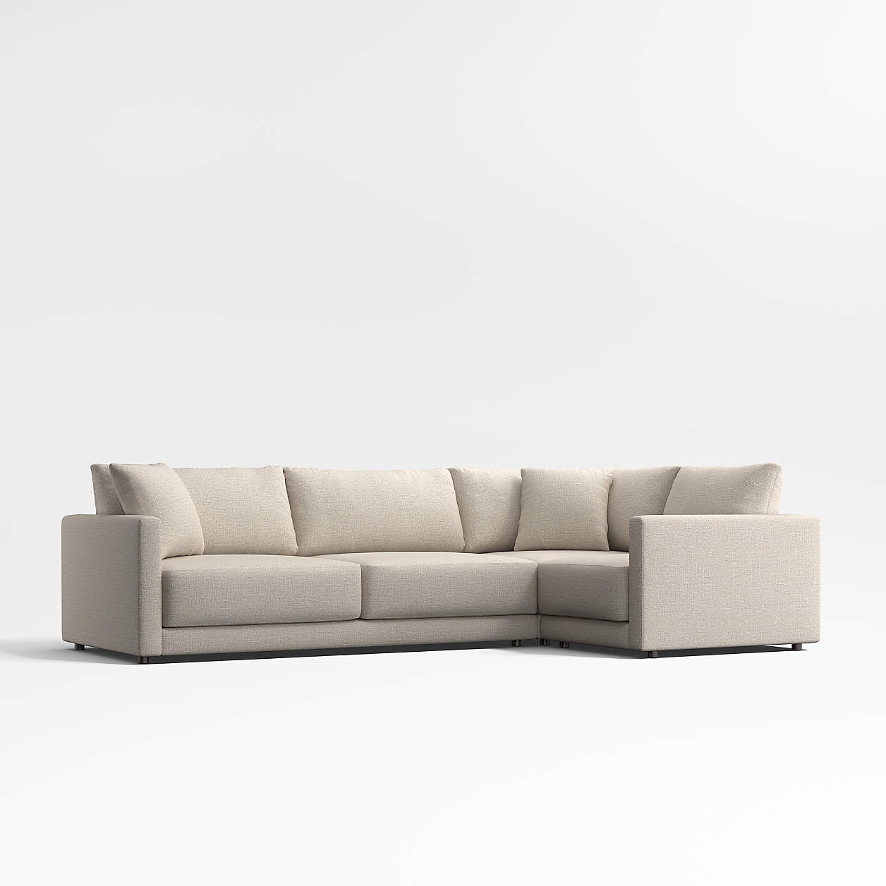Gather Deep 3-Piece L-Shaped Sectional Sofa - Image 0