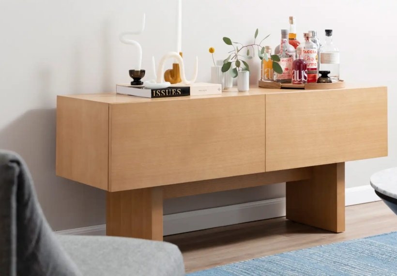 Totem Credenza - Oak - Wood - Image 1