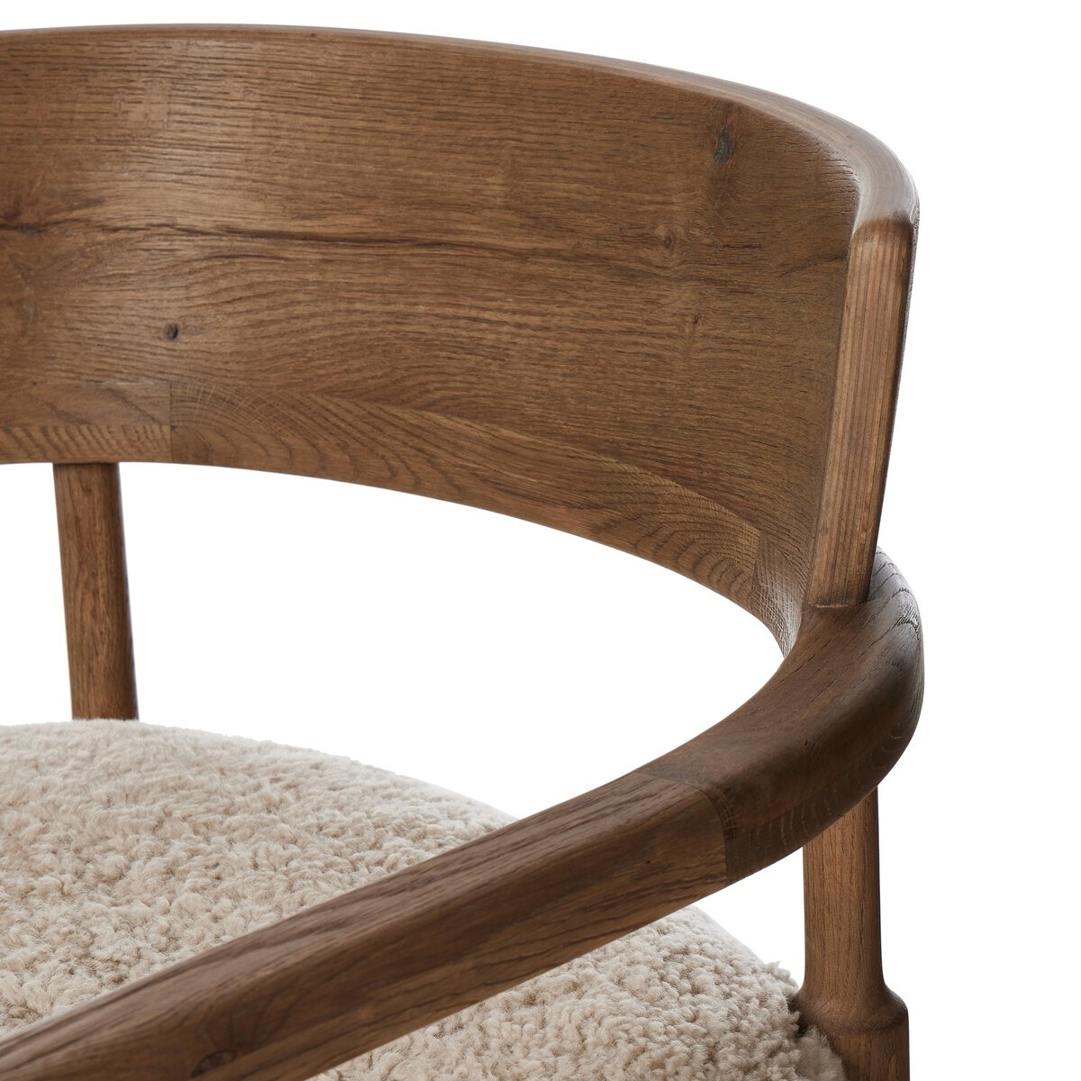 Bennett Chair - Beige Shearling by Amber Lewis x Four Hands - Image 7