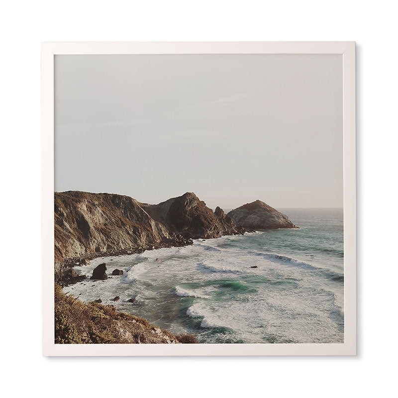 Big Sur 2 by almostmakesperfect - Framed Wall Art Basic White 30" x 30" - Image 0
