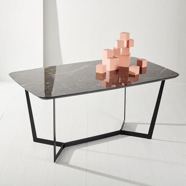Britta Metal Dining Table - Image 1