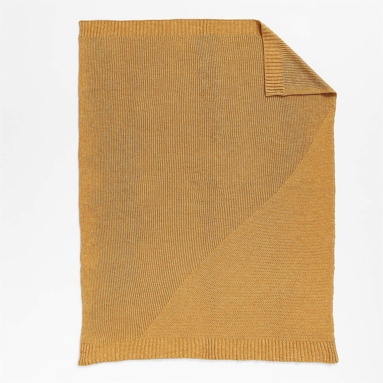 Equinox 70"x55" Tupelo Honey Sweater Knit Throw Blanket - Image 3