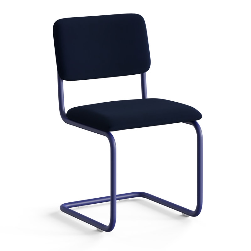 Walsh Tonal Velvet Dining Chair - Thumbnail 3