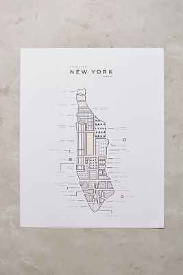 Neighborhood Patterns City Map, New York - Image 0
