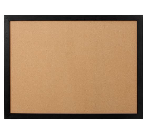 Framed Corkboard, 36 x 48", Black - Image 0