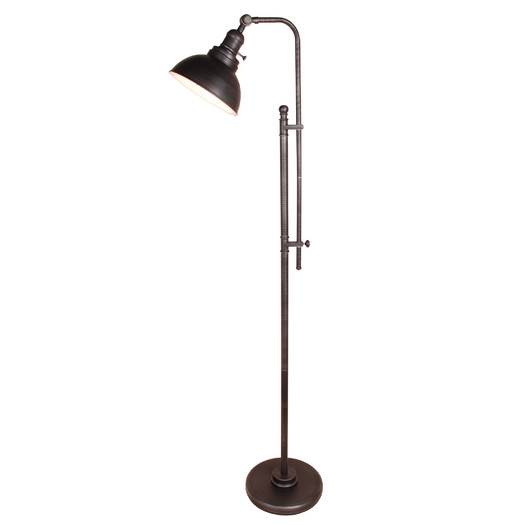 Rustic Adjustable Height Floor Lamp - Image 0