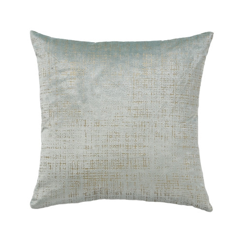 Etched Velvet Mist Pillow-18" x 18"-Down feather insert - Image 0