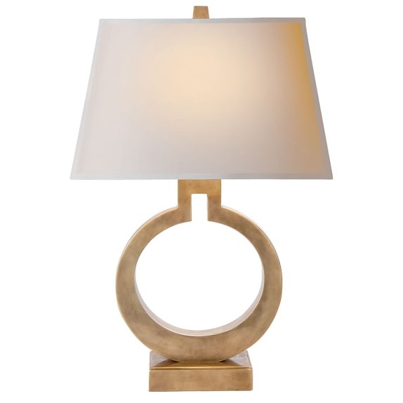 Madison Table Lamp, Antique Brass - Image 0