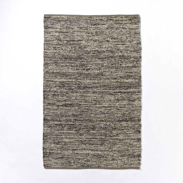 Sweater Wool Rug - Charcoal - 3'x5' - Image 0